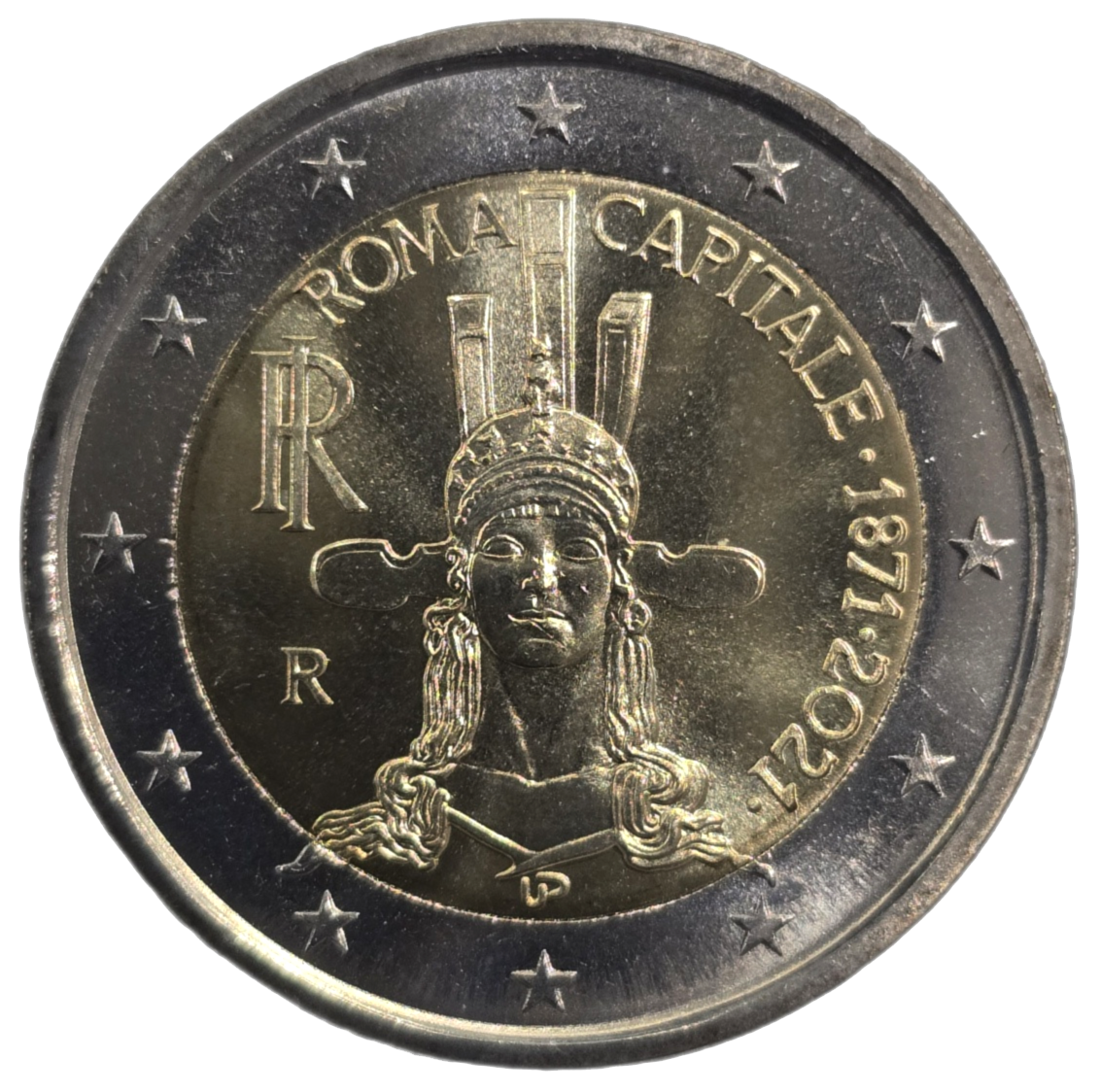 2 euros conmemorativa 150 Aniversario del establecimiento de Roma como capital de Italia